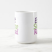 Essen Sie den gelesenen Schlaf Kaffeetasse (Mittel)