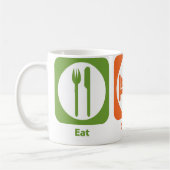 Essen Sie den gelesenen Schlaf Kaffeetasse (Links)