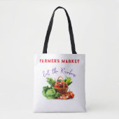 Essen Sie den Regenbogen All-Over-Print-Tasche, Sc Tasche (Vorderseite)
