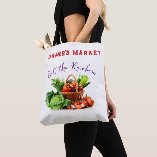 Essen Sie den Regenbogen All-Over-Print-Tasche, Sc Tasche (Von Nahem)