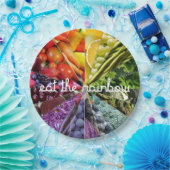 Essen Sie den Regenbogen Pappteller (Party)