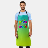 Essen Sie den Regenbogen Schürze (Getragen)