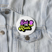 Essen Sie den reichen 90er Jahre Diamantenring-Pop Button (Beispiel)