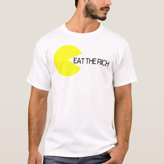 Essen Sie den reichen T - Shirt (Vorderseite)