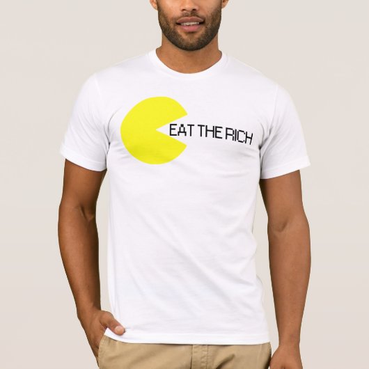 Essen Sie den reichen T - Shirt (Vorderseite)