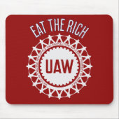 Essen Sie den reichen UAW-Streit Mousepad (Vorne)