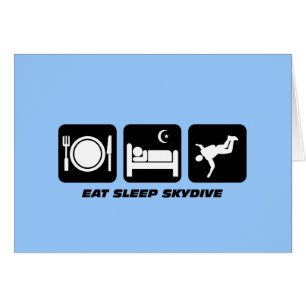 essen Sie den skydive Schlaf