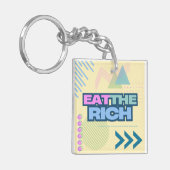 Essen Sie den Vibe-Schlüsselanhänger der reichen 9 Schlüsselanhänger (Vorderseite links)