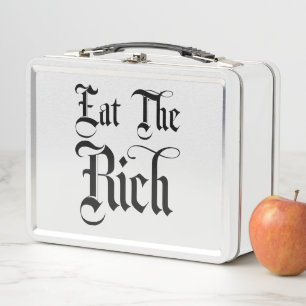 Essen Sie die reiche Mittagspause Metall Brotdose