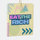 Essen Sie die reichen 90er Jahre Vibe Ornament (Rechts)