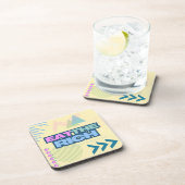 Essen Sie die reichen 90er Jahre Vibe-Untersetzer Getränkeuntersetzer (Rechte Seite)