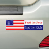 Essen Sie die Reichen Autoaufkleber (Auf Auto)