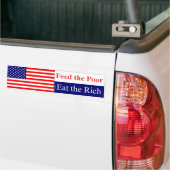 Essen Sie die Reichen Autoaufkleber (Auf Lkw)