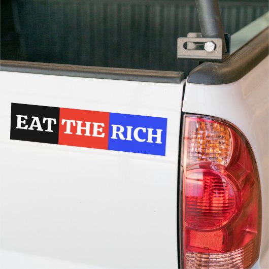 Essen Sie die Reichen Autoaufkleber (Auf Lkw)