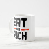 ESSEN SIE DIE REICHEN KAFFEETASSE (Vorderseite Links)