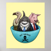 Essen Sie die Reichen! Poster (Vorne)