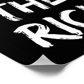 Essen Sie die Reichen - Sozialistin Poster (Ecke)