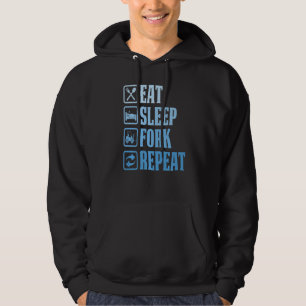 Essen Sie die Schlafgabel, um den Stapler des Betr Hoodie