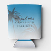 Essen Sie Dink Be Mauid Monogram Tropical Beach We Dosenkühler (Rückseite)