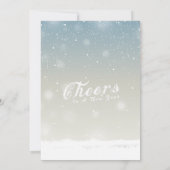 Essen Sie Drink & Sei froh Weihnachts-Party-Card Einladung (Rückseite)