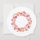 Essen Sie Drink & Seien Sie dankbar Erntedank Dinn Einladung (Rückseite)