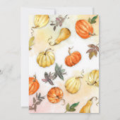 Essen Sie Drink & Seien Sie dankbar Erntedank Mitt Einladung (Rückseite)