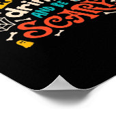 Essen Sie Drink und Beängstigend Halloween Design Poster (Ecke)