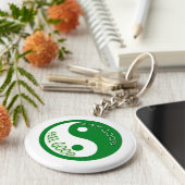 Essen Sie eine gute Fühlung und Gewichtsverlust Schlüsselanhänger (Seite)