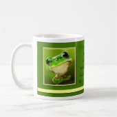 Essen Sie eine Livefrosch-Tasse Kaffeetasse (Links)