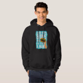 Essen Sie einen Hamburger, beide Brötchen und esse Hoodie (Vorne ganz)