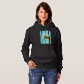 Essen Sie einen Hamburger, beide Brötchen und esse Hoodie (Vorne ganz)