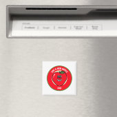 Essen Sie einen Red Apple Day Magnet (In Situ (Geschirrspüler))