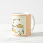 Essen Sie es Kaffeetasse (VorderseiteRechts)