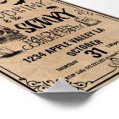 Essen Sie etwas trinken und lassen Sie sich verwöh Poster (Ecke)