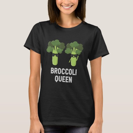 Essen Sie gesund I Liebe Broccoli Queen Pflanze Ba T-Shirt (Vorderseite)