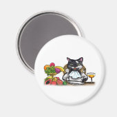 Essen Sie gesunde Mahlzeiten Magnet (Vorderseite/Rückseite)