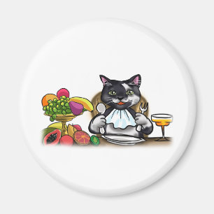 Essen Sie gesunde Mahlzeiten Magnet