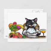 Essen Sie gesunde Mahlzeiten Postkarte (Vorne/Hinten)