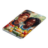 Essen Sie gesundes, flexibles Magnet (Linke Seite)