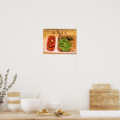 Essen Sie gesundes wertvolles Plakatpapier (Matte) Poster (Küche)