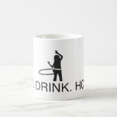 Essen Sie. Getränk. Band. Pendler-Tasse Kaffeetasse (Mittel)