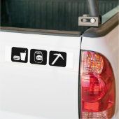Essen Sie Getränk-Bier Rockhound Autoaufkleber (Auf Lkw)