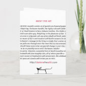 Essen Sie, Getränk und seien Sie beängstigend Karte (Rückseite)