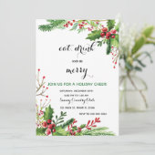 Essen Sie Getränk und seien Sie Einladung der (Stehend Vorderseite)