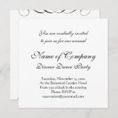 Essen Sie Getränk und seien Sie frohe Einladung (Vorne/Hinten)