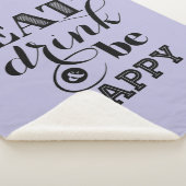 Essen Sie, Getränk und seien Sie glücklich Sherpadecke (3/4)