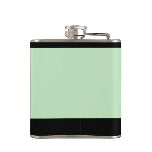 Essen Sie, Getränk und seien Sie irisches | Flachmann (Rückseite)