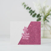 "Essen Sie Glitzer zum Frühstück und Shine den gan Postkarte (Stehend Vorderseite)