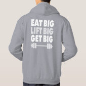 Essen Sie groß, Lift groß, werden Sie groß - Bodyb Hoodie (Rückseite)