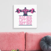 Essen Sie große Lift zu groß Leinwanddruck (Insitu (Wohnzimmer))